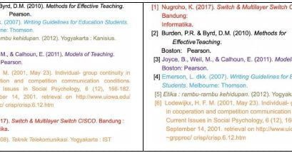 Format Penulisan Sitasi